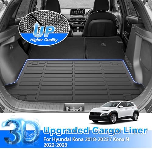 Cartist Floor Mats and Cargo Liner Fit for Hyundai Kona 2018-2023/Kona N 2022-2023 (No Electric Models) All Weather Floor Mat Kona Accessories Heavy Duty Carpet Protection - Image 5