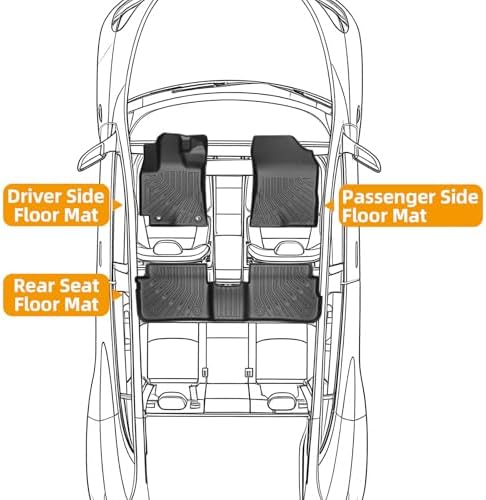Floor Mats for Toyota Corolla 2009-2013,2012 Corolla Floor Mats - Image 6