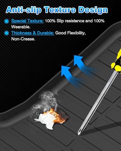 Cartist Cargo Liner Fits for 2018-2023 Crosstrek & 2017-2023 Impreza (Not fit Crosstrek Hybrid Models) Accessories All Weather Trunk Mat for Crosstrek Carpet Protection TPE Heavy Duty - Image 5