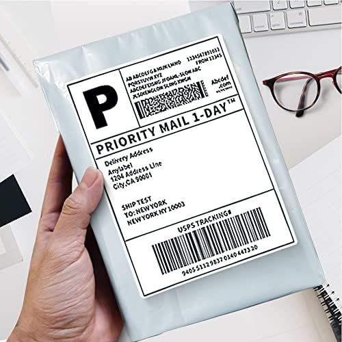 POLYSELLS 100 pcs 9x12 Inches White x Silver Poly Mailers Shipping Envelopes, Strong Adhesive Sealing, Waterproof, and Tear-resistant Postal Mailing Bags for Clothing and Accessories - Image 6