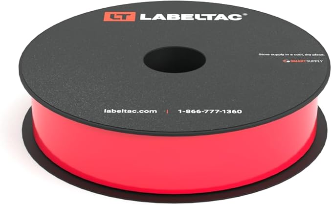 LabelTac LT4/LT4P/LTPX Label Supply 1" x 150' Red by LabelTac