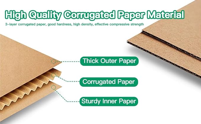 Rongyangtong12x9x4 Inch Shipping Box, Corrugated Mailing Box, Ldeal - Image 5
