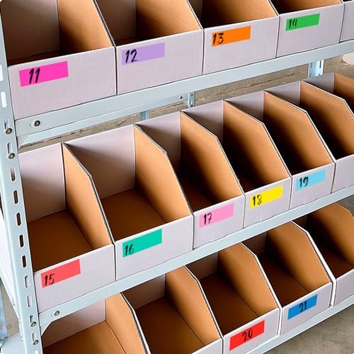 960 PCS Colored Labels Stickers,3 x 1 inch,12 Colors File Folder Labels - Image 7