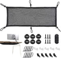 Cable Management Mesh Under Desk Kit, Privacy Net, 36PCS Table Flexible Wire Organizer, Extra Large Capacity Kit Desk, 27 x 10 Inches by CEVICANT