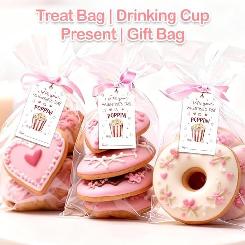 NSHIFMO Valentine'S Day Gift Tags - 50 Happy Valentine'S Day Tags With String - Image 4