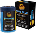 Dura-Gold 22" Wide x 65' Long Roll of Pure Blue Pre-Taped Masking Film, 0.4 Mil Pre-Folded Overspray Paintable Plastic Protective Sheeting, Pull Down Drop Sheet - Auto Painting, Cover Walls Furniture by Dura-Gold