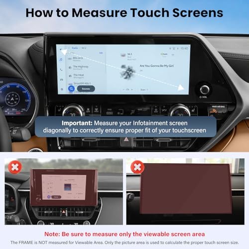 Car Phone Holder Fit for Toyota Camry 2021 2022 2023 2024 - for MagSafe Magnetic Cell Phone Mount for Camry Accessories 7 inch Touchscreen - Strong Magnets for iPhone (NOT FIT 9 inch) - Image 5