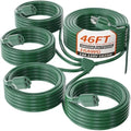 22+6+6+6+6 FT 1 to 4 Splitter Outdoor Extension Cord with Multiple Outlets by PlugSaf