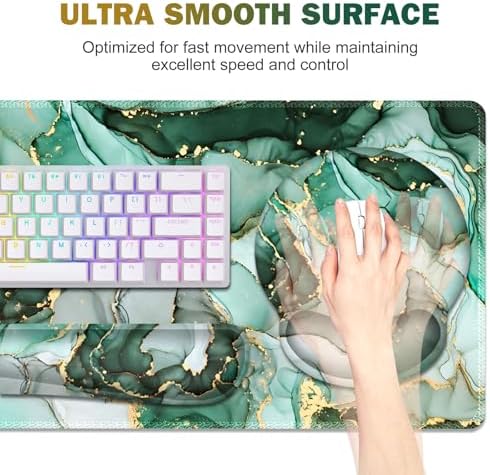 Gaming Mouse Pad, Large Desk Mat, Cute Desk Pad Protector 4in1 XXL Mousepad - Image 2