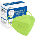 WWDOLL KN95 Face Mask 50 Pack, 5-Layers Breathable KN95 Masks, Green by WWDOLL