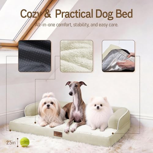 Comfort Expression Orthopedic Waterproof Jumbo Dog Bed for Giant Dogs - Image 4