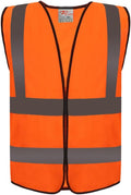 zojo High Visibility Reflective Vests, Adjustable Size, Lightweight Mesh Fabric by zojo