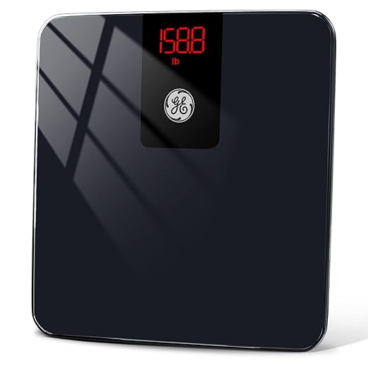 GE Digital Bathroom Scale for Weight, Smart Bluetooth Body Weight and BMI by GEAppliances