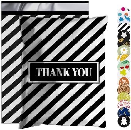 Thank You Poly Mailer 10x13 Inch 100 Pcs by JOWLROEL