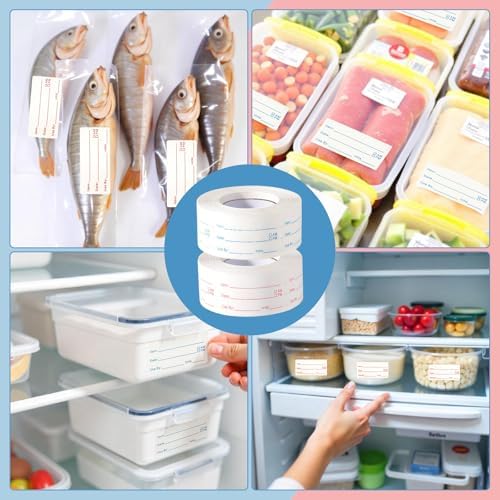 4 Rolls 1000 Pieces Removable Food Labels, 1 x 2 Inch - Image 6