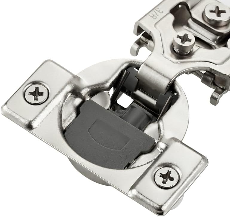 Soft Close Hinges for Kitchen Cabinet Hinges, 3/8 Inch Overlay, 10 Pack - Image 5