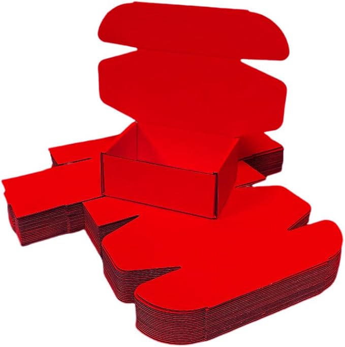 50 Pcs 4.3 x 3.1 x 2 inches Mini Size Corrugated Cardboard Gift Boxes - Image 3