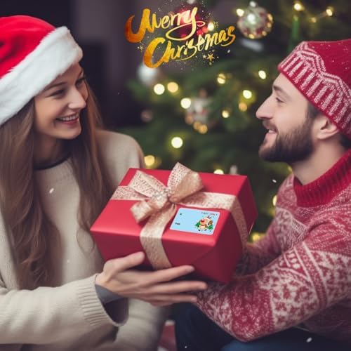 500 Christmas Gift Tags,Self Adhesive Santa Stickers for Xmas Presents - Image 5