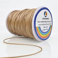 LUSTEMBER 1mm Faux Leather Waxed Cotton Cord, 175 Yards – Durable Necklace String, Soft and Textured Cord for Necklaces, Bracelets, and Jewelry Making by LUSTEMBER