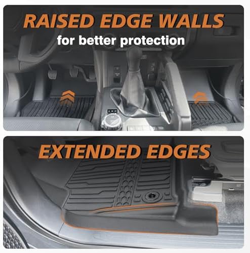 TripleAliners Floor Mats for Tacoma 2024-2026 Double Cab, Manual Trans, Gas - Image 6
