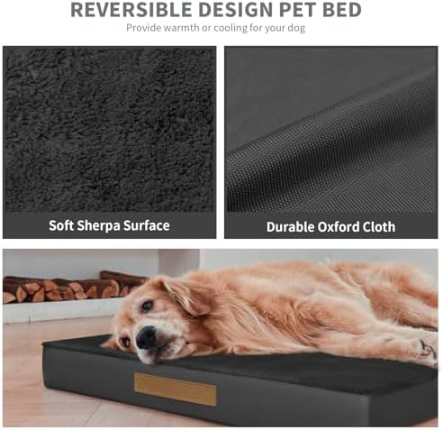 Outdoor Waterproof Orthopedic Dog Bed for Large Dogs - Image 5