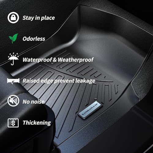 Floor Mats for Chevy Traverse & GMC Acadia 2024-2026 7 Seats - Image 3