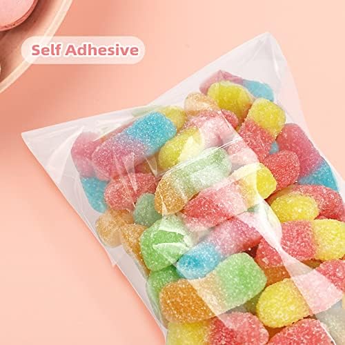 Morepack 3x7 In Cookie Bags Clear Self Sealing Cellophane Treat Bags 200Pcs - Image 5