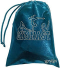 LIL'FOX 8"x10" Drawstring Gymnastics SMALL GRIP BAG 26x20cm - Lightweight Bag for Personal Equipment - Shiny Foil Rhinestones by LILFOX