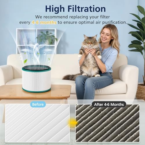 2-Pack HP01 HP02 Filter Compatible with Dyson Pure Hot Cool Link HP01 HP02 - Image 5