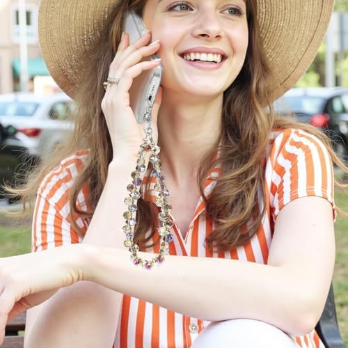 TENOC Beaded Phone Wrist Strap, Amber - Image 5