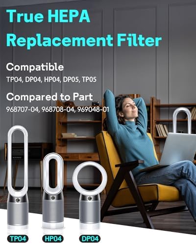 Leemone Filter Replacement Compatible with Dyson TP04 HP04 DP04 TP05 DP05 - Image 3