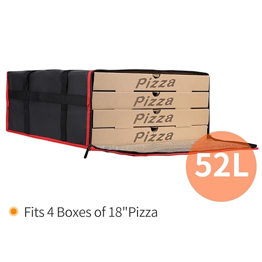 Bodaon Insulated Pizza Delivery Bag, Insulated Food Delivery Bag, Insulated - Image 4