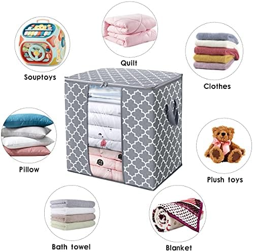 Storage Bags 8 Pack 100L Clothes Organization and Storage Containers - Image 5