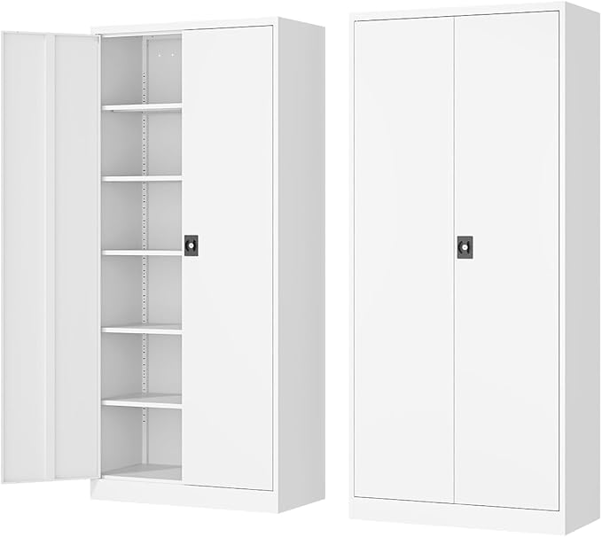 Metal Storage Cabinet-72” Tall Steel File Cabinets by Fesbos