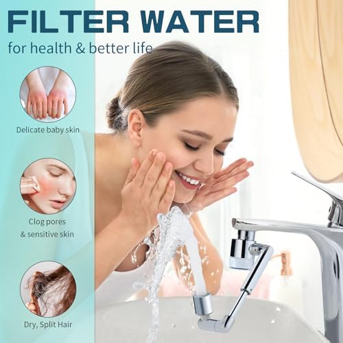 8pcs White Filter Element Replacement for CECEFIN Filtered Faucet Extender - Image 4