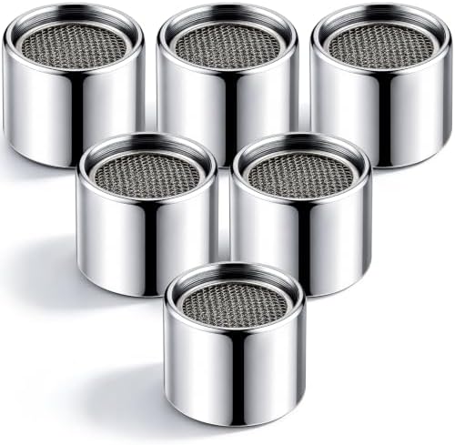 Honoson 6 Pcs Faucet Aerator Replacement, Female Thread(s), 22 Mm, Brass by Honoson