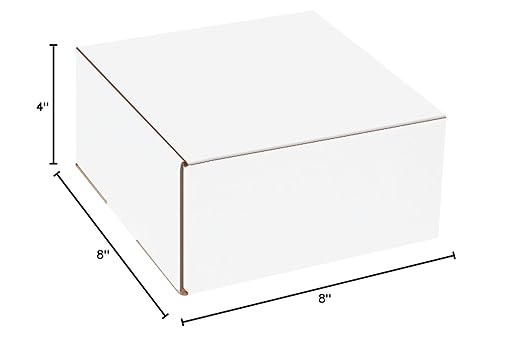 BOX USA Shipping Boxes Small 8"L x 8"W x 4"H, Moving and Storage - Image 9