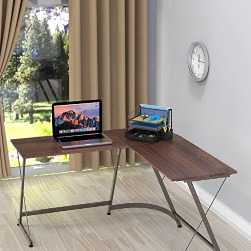 Simple Houseware 3-Tier Desk Organizer with Sliding Drawer, Black - Image 5