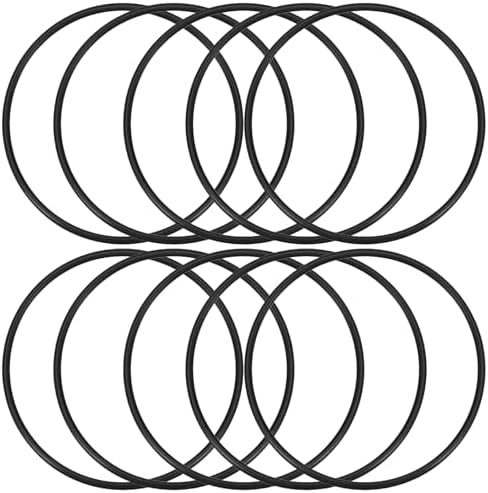 Nitrile Rubber O-Rings 110mm OD 102mm ID 4mm Width, Metric Sealing Gasket for Plumbing, Gas, Automotive and Faucet Repair, Pack of 10 by HUANLING