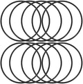 Nitrile Rubber O-Rings 113.1mm OD 106mm ID 3.55mm Width, Metric Sealing Gasket for Plumbing, Gas, Automotive and Faucet Repair, Pack of 10 by HUANLING