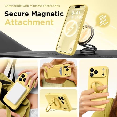 GolbinBox Magnetic for iPhone 18 Pro Case/17 Pro Case, Jasmine Yellow - Image 4