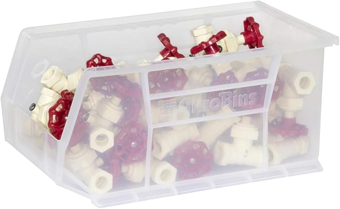 Akro-Mils 30240 AkroBins Plastic Storage Bins, Space-Saving Stackable Bins - Image 8