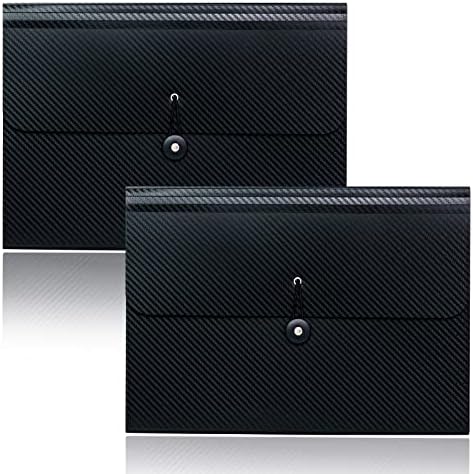 Cesil 2Pcs 13 Pockets Accordion File Organizer Expanding File Folders by CesilOfficeSupplies