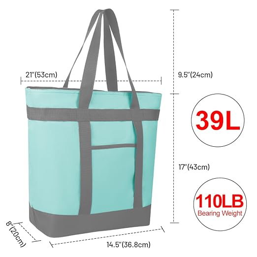 2Pk Insulated Reusable Tote Bag - Image 2