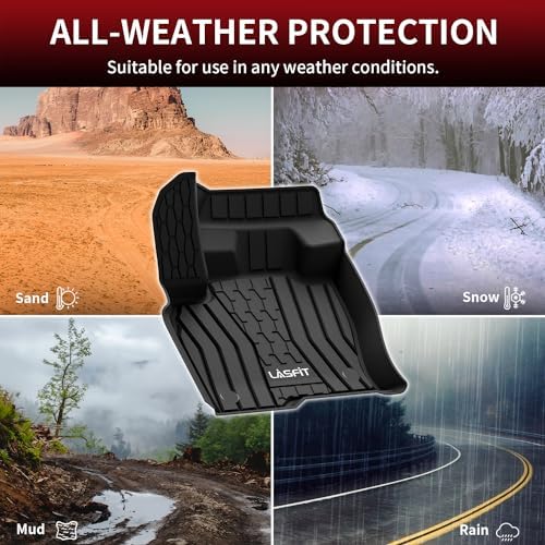 LASFIT Floor Mats for Lincoln Nautilus 2019-2023 Black - Image 3