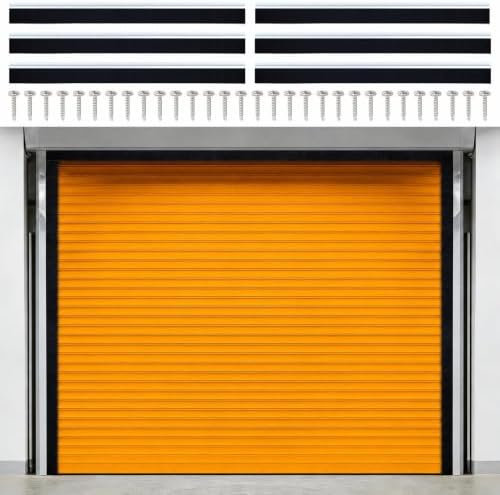 8x8 FT 3" Garage Brush Seal Kit for Roll-Up & Commercial Doors by Sicrifety