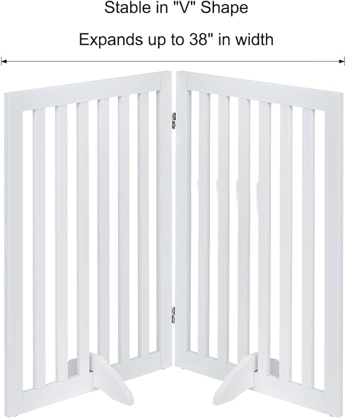 unipaws 36”H Free Standing Pet Gate - Image 6