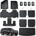 Floor Mats for 2026 2027 Cadillac VISTIQ（Vista） 6 Seat 2nd Row Captain’s by WAYIDSS