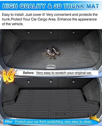 Cartist Cargo Liner Compatible with Genesis GV70 2022 2023 2024 2025 2026 Accessories All Weather Trunk Mat Cargo Mat Waterproof Heavy Duty - Image 6