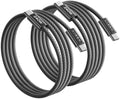 LISEN USB C to USB C Cable, 240W Fast Charging Cable (3.3FT+6.6FT) by Lisen